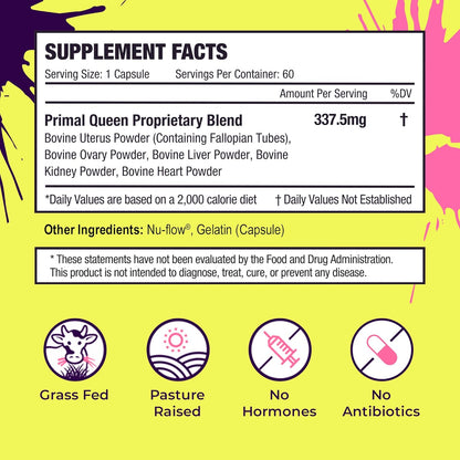 Primal Queen® – Beef Organ Superfood for Women