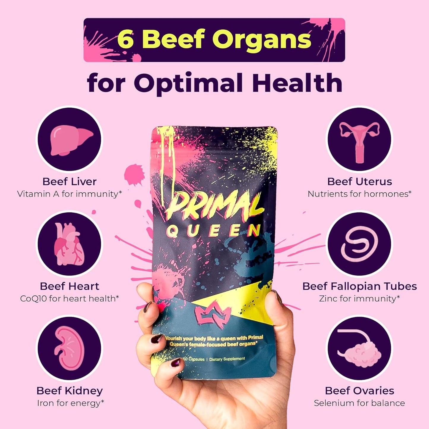 Primal Queen® – Beef Organ Superfood for Women