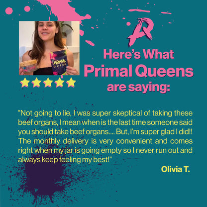 Primal Queen® – Beef Organ Superfood for Women