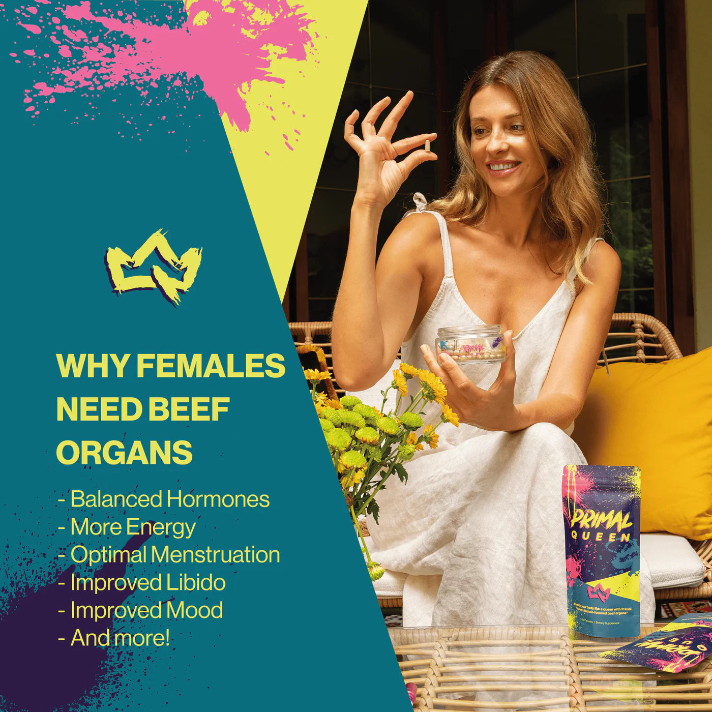 Primal Queen® – Beef Organ Superfood for Women